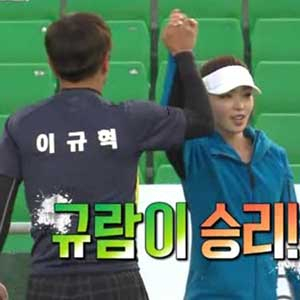 차유람 이규혁 사진. KBS 우리동네 예체능