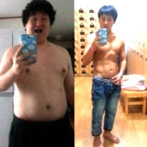 개그맨 이지성 44kg 감량 사진. 이지성 블로그