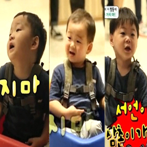 슈퍼맨이 돌아왔다 송일국 삼둥이 대한·민국·만세 사진. KBS 방송캡처