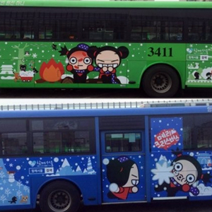 서울 뿌까 버스 운행 사진. 서울시