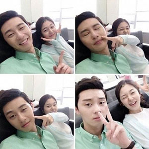 사진, 박서준 백진희 SNS