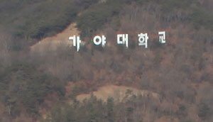 야산에 설치된 