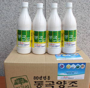 청도군선관위의 요청으로 동곡양조는 막걸리