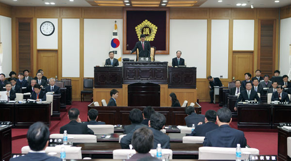 대구시의회는 20일부터 제232회 임시회를 열어 대구시를 상대로 시정질의를 하고 24건의 조례안을 처리한다. 제231회 임시회 모습. 매일신문 DB
