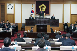 대구시의회는 20일부터 제232회 임시회를 열어 대구시를 상대로 시정질의를 하고 24건의 조례안을 처리한다. 제231회 임시회 모습. 매일신문 DB