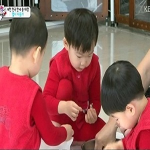 슈퍼맨이 돌아왔다 삼둥이 사진. KBS 방송캡처