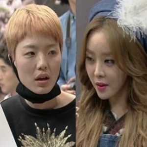 이태임 예원 패러디 사진. SNL 안영미 나르샤 캡처