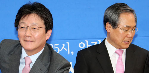 새누리당 유승민(왼쪽)