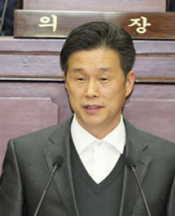 9일 열린 제195회 구미시의회 임시회 본회의에서 박세진 의원(도량