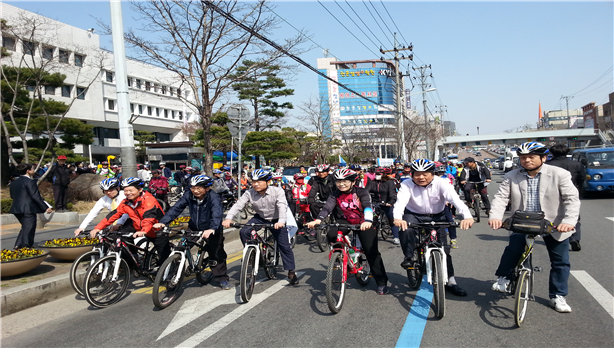 사진. 대구시는 오는 25일 오전 11시 대구 시내 8km를 자전거로 이동하는 