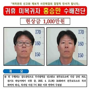 무기수 홍승만 자살