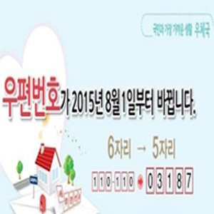 8월 새우편번호 도입