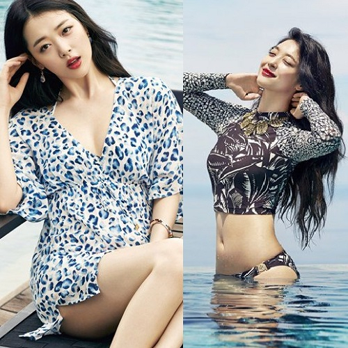 에프엑스 설리 화보. 코스모폴리탄