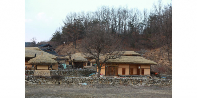 조상의 숨결이 숨 쉬는 아름다운 무섬 전통마을.