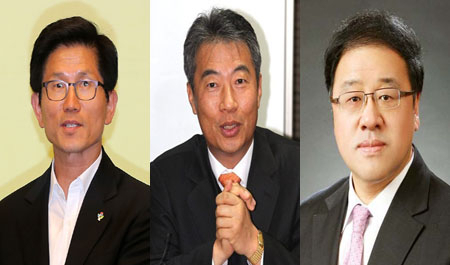 김문수 전 경기도지사 / 정종섭 행정자치부 장관 / 안종범 청와대 경제수석