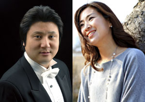 테너 김성빈(왼쪽) 소프라노 마혜선