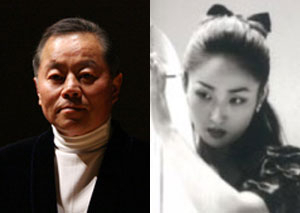 지휘 이상렬(왼쪽), 하피스트 이명언