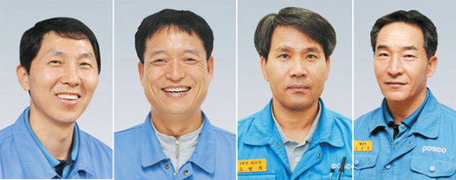 왼쪽부터 권영국·손병락·조영기·조길동 씨.