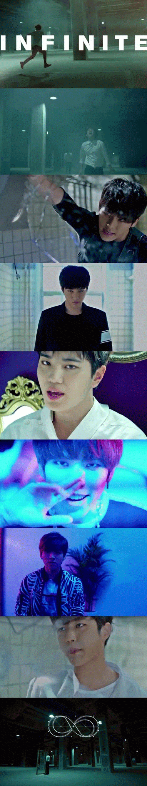 사진. 인피니트 뮤직비디오 캡쳐