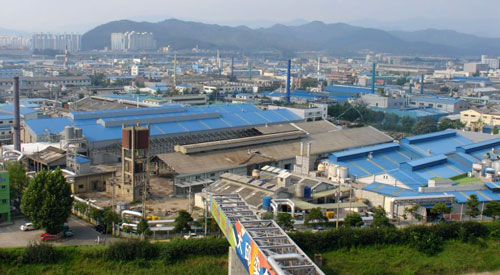 10일 정부의 노후산단 경쟁력강화사업 대상으로 선정된 염색산단 . 대구시 제공