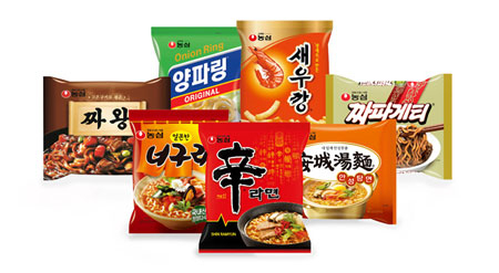 창사 50주년을 맞은 농심이 자사 7종 라면