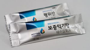 한국한방산업진흥원은 한약제제 제형 현대화사업을 통해 개발한 농축 탕약제의 출시를 앞두고 있다. 한국한방산업진흥원이 개발한 농축 탕약제.