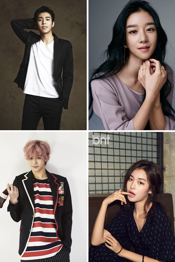사진. 키이스트(이현우), SH홀딩스(서예지), 젤리피쉬엔터테인먼트(홍빈), YG케이플러스(정유진)