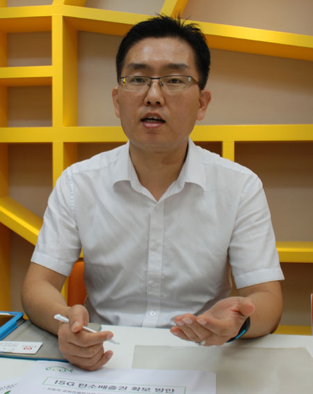 (주)그린누리 민동기 기획실장.