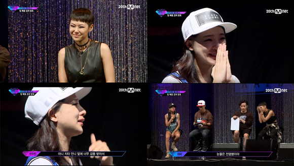 사진. Mnet 언프리티 랩스타2 캡처