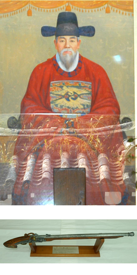 김충선 장군의 넋을 기리는 한일우호관(가창면 우록리)에 전시된 