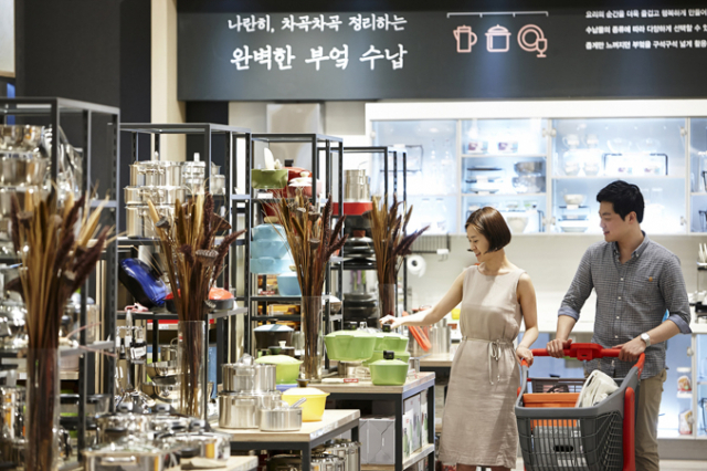 지난 8월 오픈한 한샘 플래그샵 대구범어점의 객단가가 부산센텀점보다 높고 서울 논현점과 비슷한 것으로 나타났다. 한샘 제공.