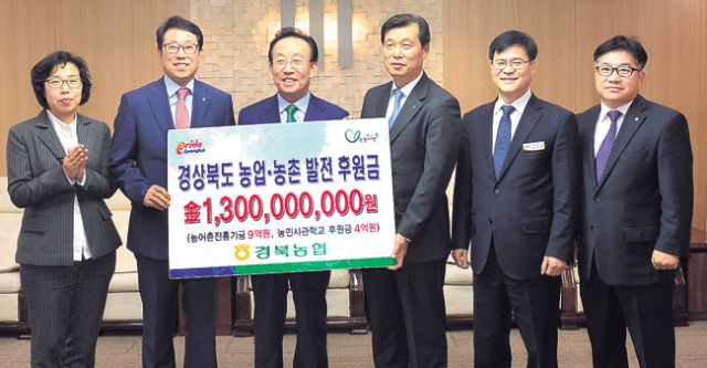 경북농협 최규동 본부장이 지난달 29일 도청 도지사 접견실에서 김관용 경북도지사에게 경북 농업