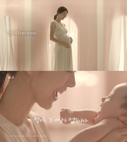 사진. 남양 CF 캡쳐