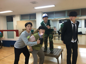 대경대 연극영화과 학생들의 연극 