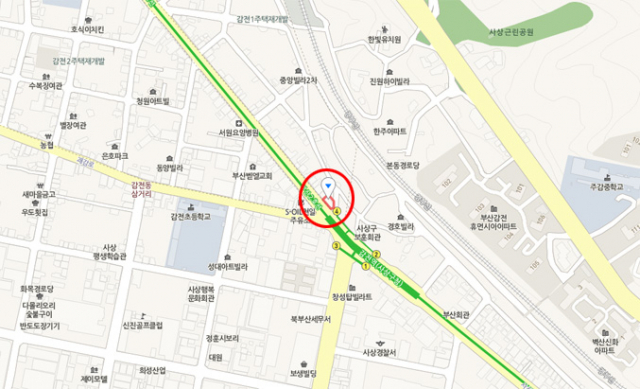 부산시 사상구 감전동 113-7번지 2층.