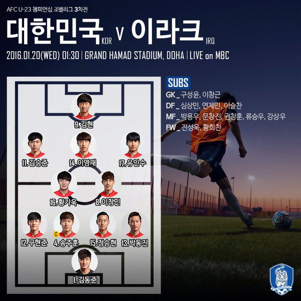 사진. 대한축구협회 트위터 제공