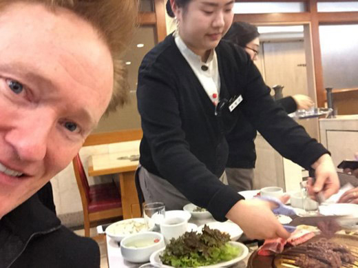 사진. 코난 오브라이언 인스타그램