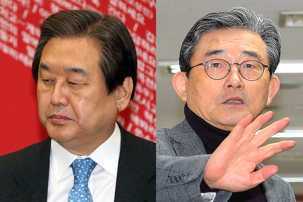 새누리당 김무성 대표에게서 현역 의원 40여명의 