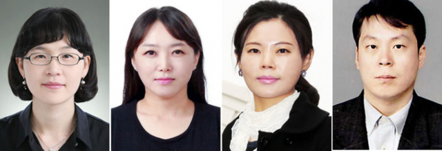 왼쪽부터 노미진 씨, 남경아 씨, 김민주 씨, 김경식 씨.