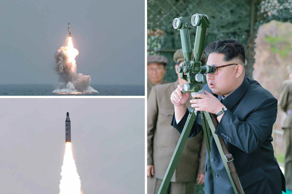 북한은 24일 김정은 국방위원회 제1위원장이 참관한 가운데 잠수함발사 탄도미사일(SLBM) 수중시험발사에 성공했다고 주장했다. 북한은 미사일이 잠수함에서 수중 사출되는 기술인 