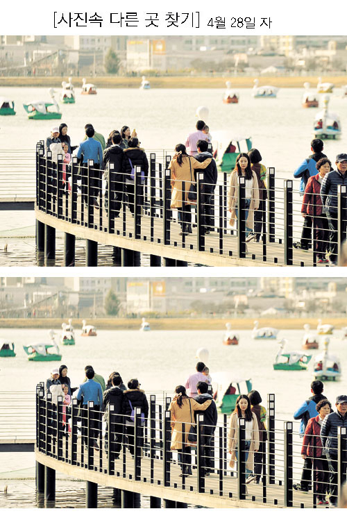 대구지역 낮 최고기온이 19℃까지 올라 온화한 날씨를 보인 지난 3월 6일 수성못으로 나들이 온 시민들이 가벼운 옷차림으로 산책하고 있다.