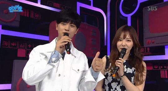 SBS 인기가요 캡쳐