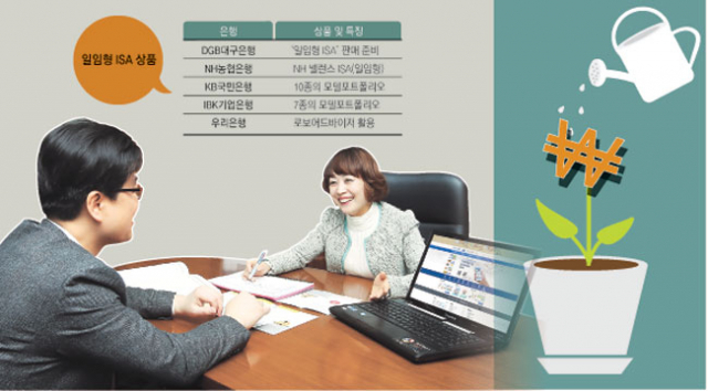 금융회사가 투자를 알아서 해주는 일임형 ISA가 잇따라 출시되고 있다. 대구은행 제공