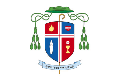장신호 주교의 주교 문장