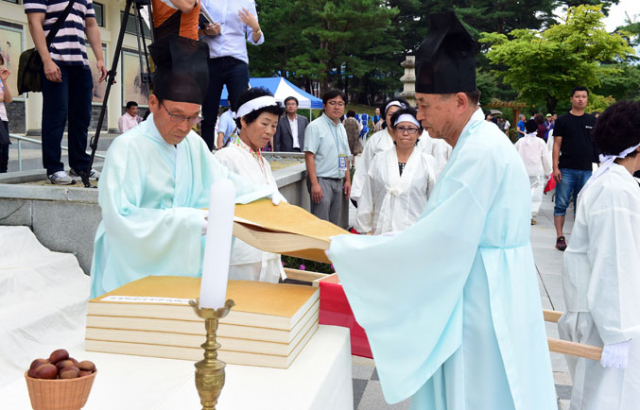 지난해 열린 아리랑 일만수 이운식 장면. 문경시 제공