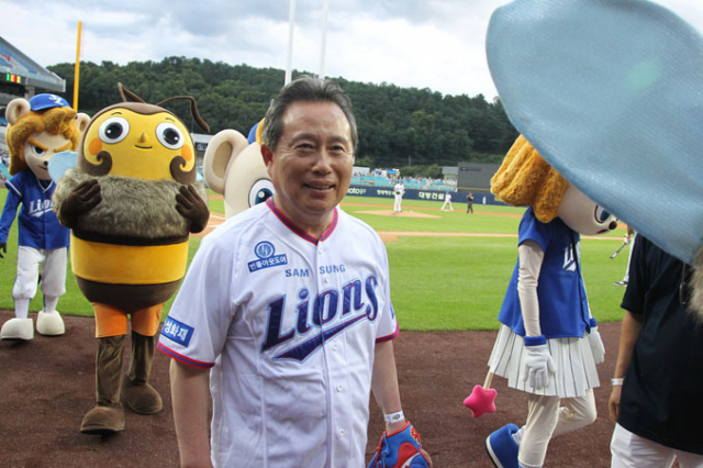 이현준 예천군수는 7일 대구삼성라이온즈파크에서 