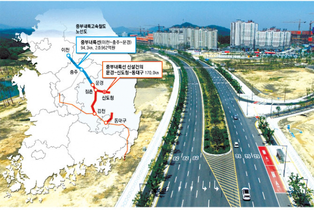 고속도로, 철도, 공항, 항구 등 교통 인프라 구축은 한반도 허리 경제권 시대를 여는 핵심 과제다. 안동