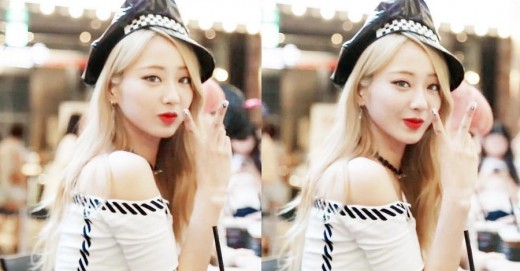 사진. 경리 SNS