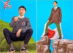 인기 걸그룹 걸스데이 혜리가 팬들이 선물한 욱일기 문양이 새겨진 티셔츠를 입고 무대에 서 공식 사과의 말을 전했다.