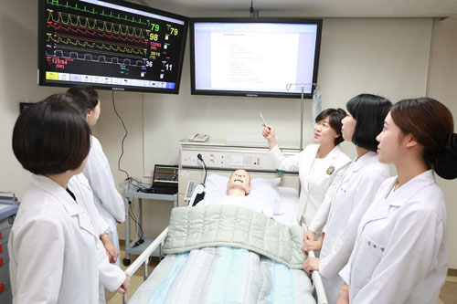 60년 전통의 경북보건대 간호학과 수업모습. 경북보건대 제공